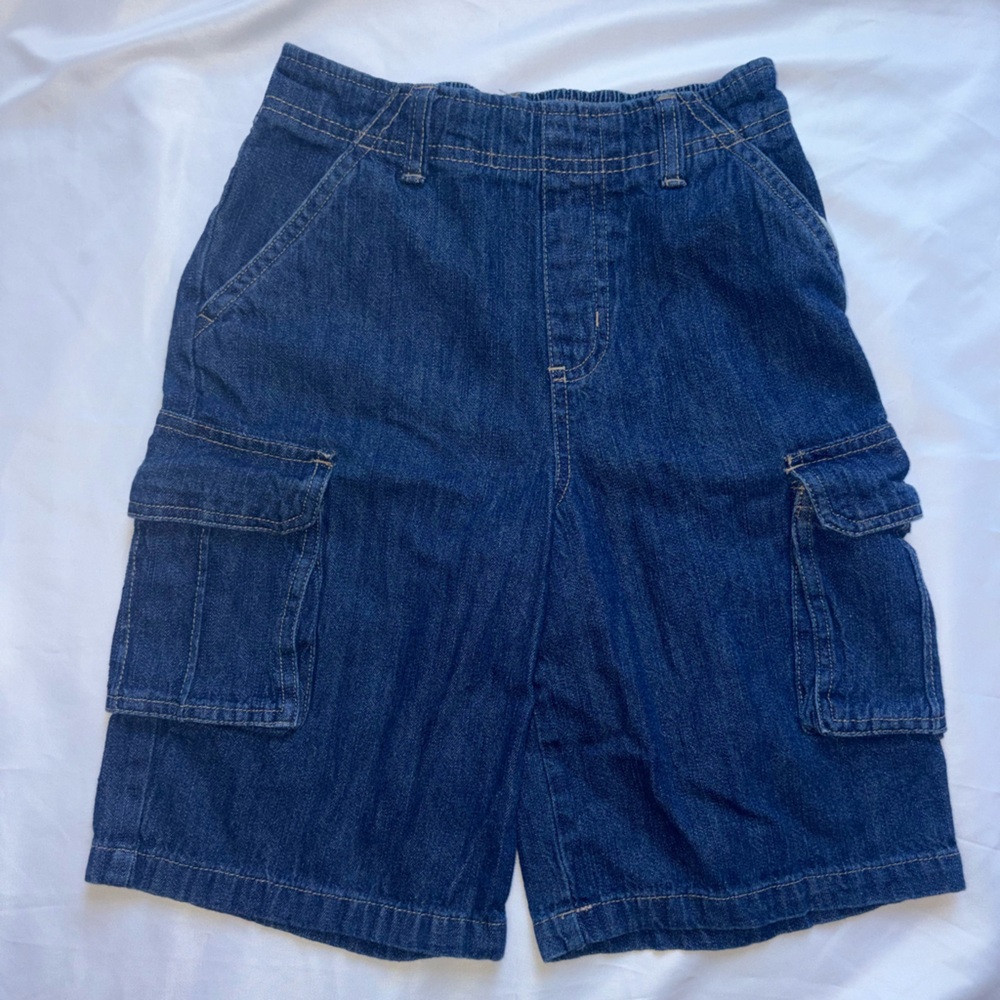 Boy Size 8 Blue Denim Shorts, Casual Shorts, Summer Clothes, Kids Outwear, Cotto
